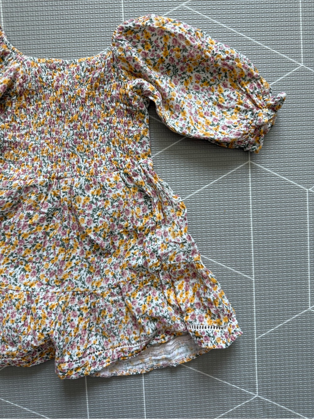 Jessica Simpson|Baby Girl/toddler Ditsy Floral Smocked cottagecore dress•••3T